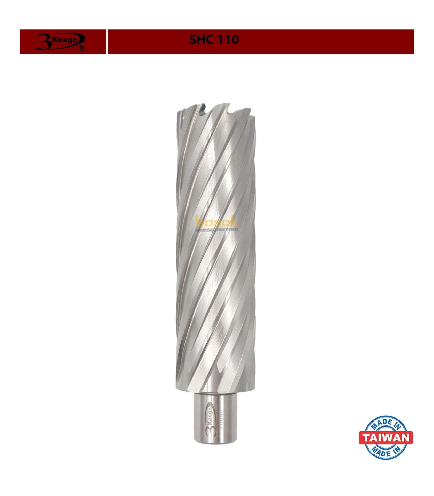 3Keego 35 x 110 mm HSS Uzun Manyetik Matkap Ucu SHC110