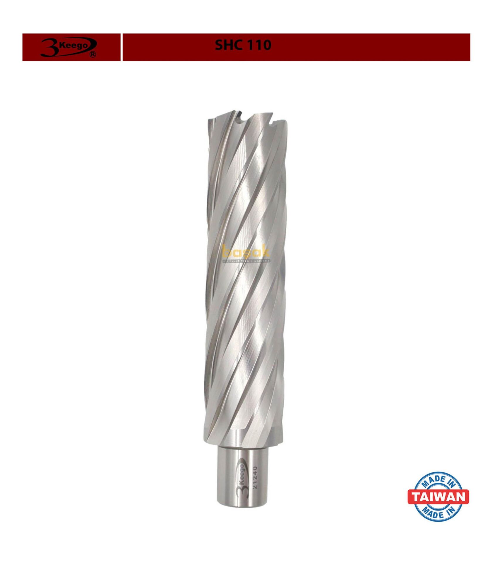 3Keego 30 x 110 mm HSS Uzun Manyetik Matkap Ucu SHC110