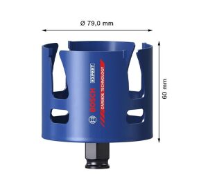 Bosch 79 mm Yapı Malzemeleri İçin Panç 2608900474