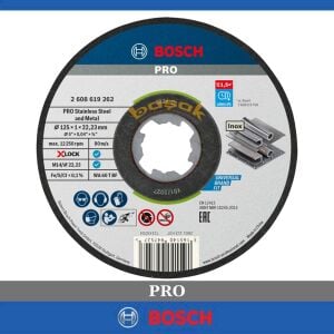 Bosch X-LOCK 125x1mm Inox (Paslanmaz Çelik) Kesme Taşı Rapido 2608619262