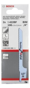 Bosch S 422 BF 2'li Esnek Metal Panter Testere BIçağı 2608656268