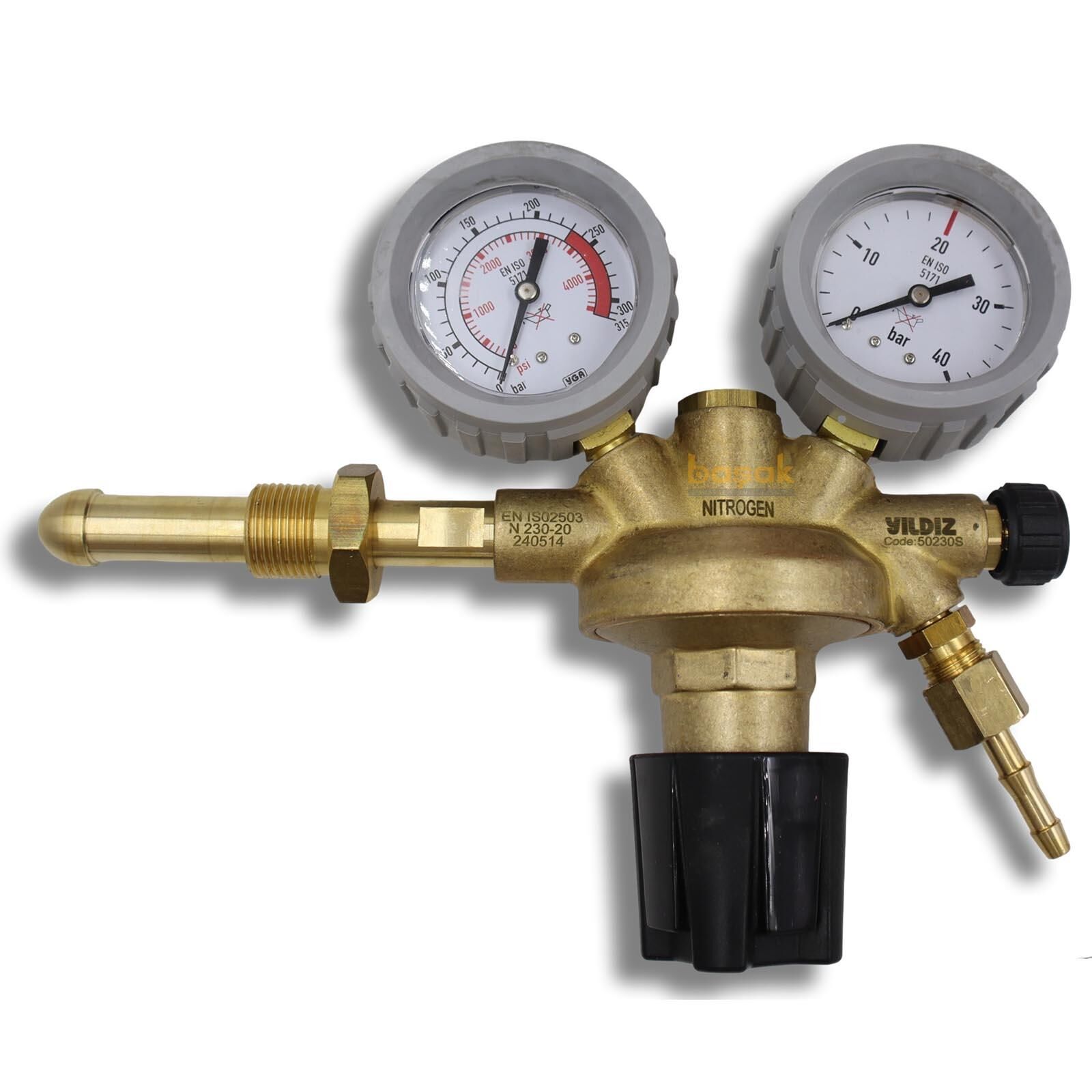 Yıldız 50230S 0-20 Bar Azot Nitrojen Yüksek Basınç Düşürücü Saat
