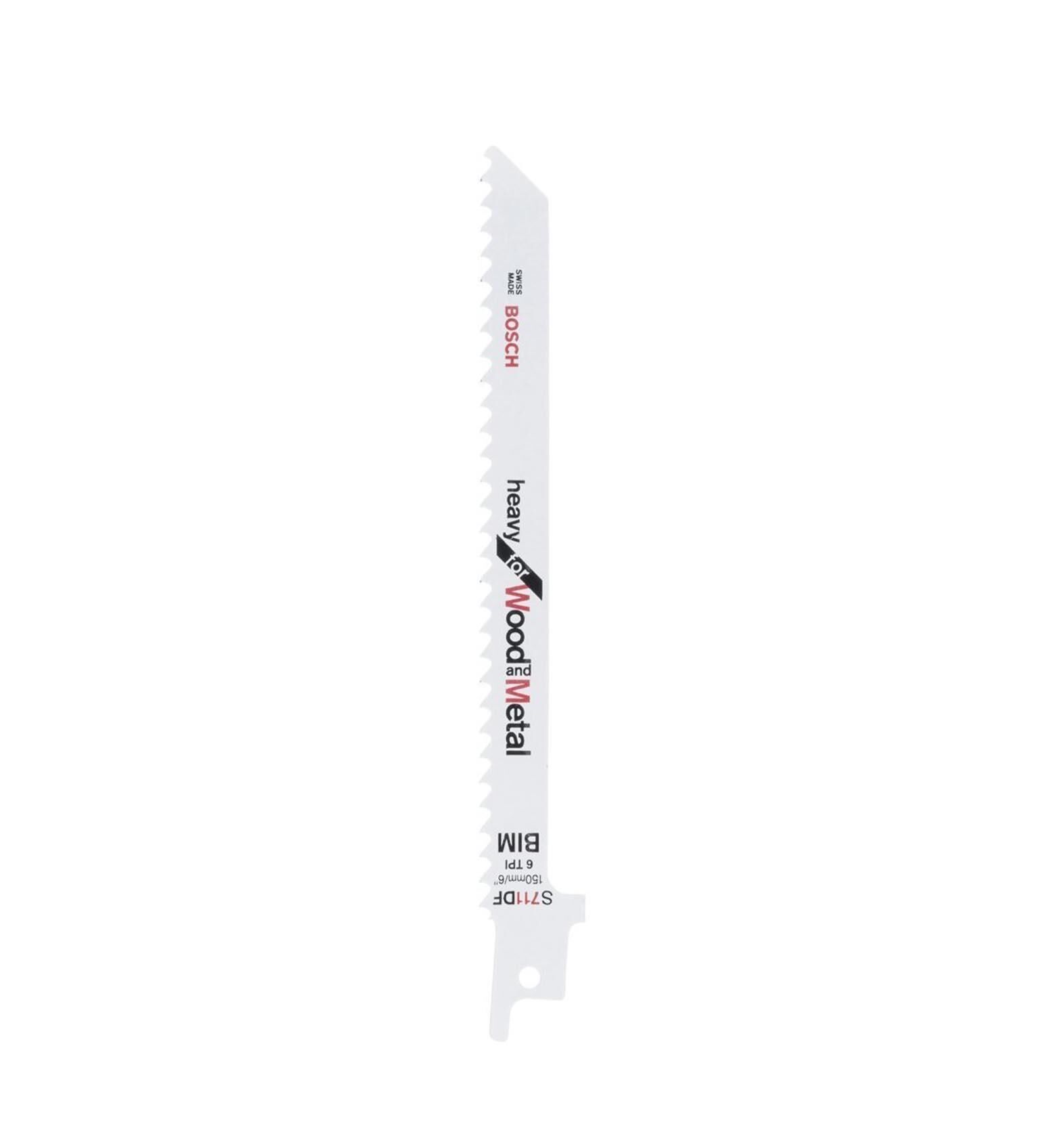 Bosch S 711 DF 100mm 5'li Ağır Hizmet Ahşap-Metal Panter Testere 2608656260