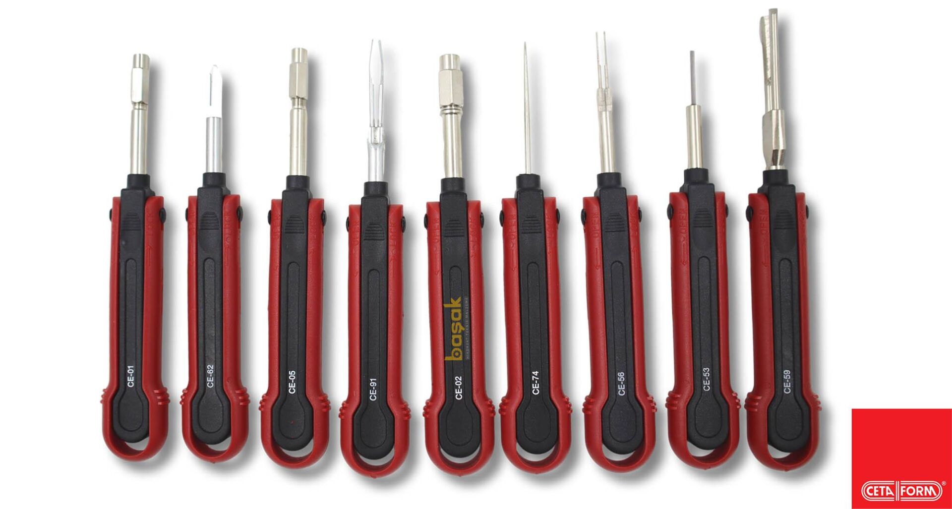 Ceta Form 12 Parça Konnektör Çıkarma Takım Çantası N43-01K1UNI