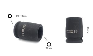 Ceta Form 13 mm 3/8” 6 Köşe Havalı Lokma Anahtar C52R-H13