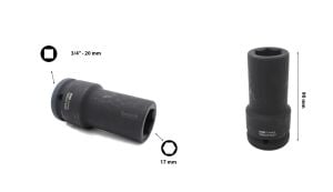 Ceta Form 17 mm 3/4 Havalı Derin Lokma Anahtar C74-H17