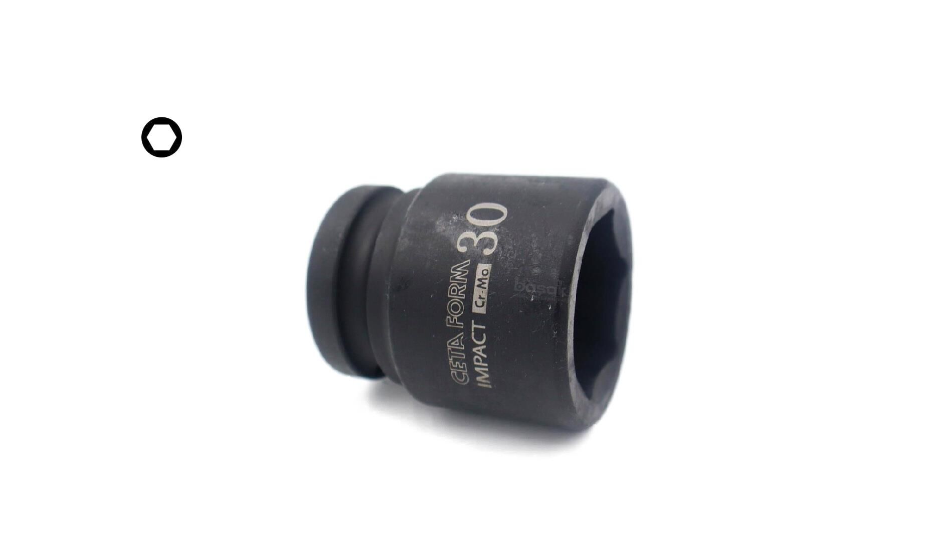 Ceta Form 30 mm 3/4” 6 Köşe Havalı Lokma Anahtar C72-H30