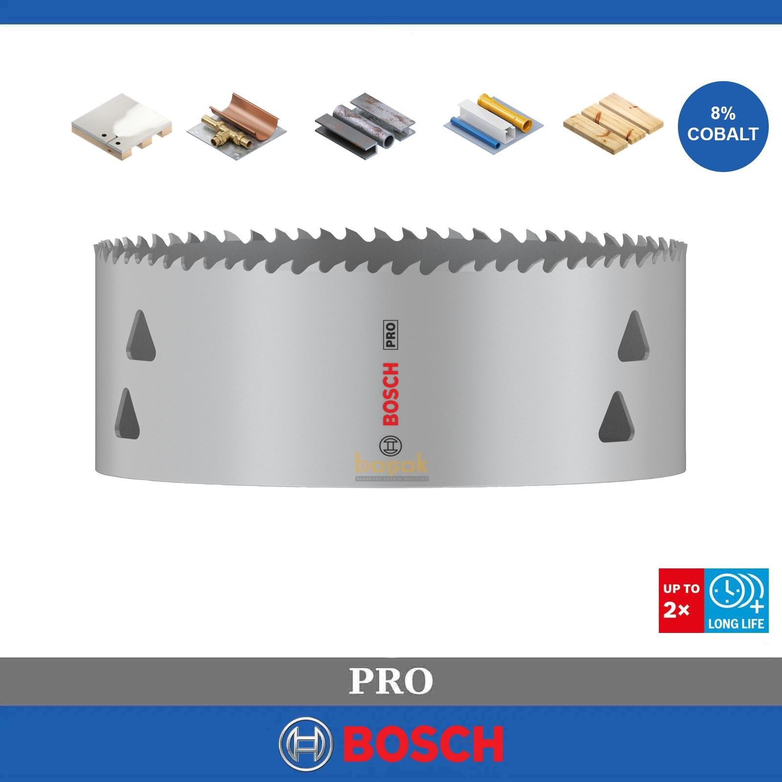 Bosch Pro 133 mm Multi Vidalı Bi-Metal Panç 2608901541