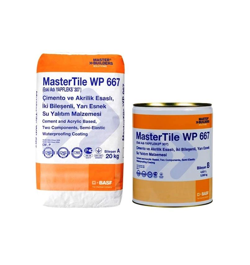 BASF MasterTile WP 667 Yarı Elastik Su Yalıtım Malzemesi 25Kg Set