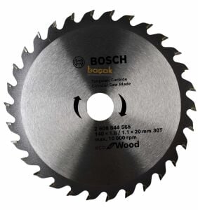 Bosch 140*20 mm 30 Diş Akülü Makineler için Ahşap Testere Bıçağı 2608844565
