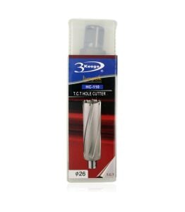 3Keego 26 x 110 mm TCT Uzun Elmas Manyetik Matkap Ucu HC110