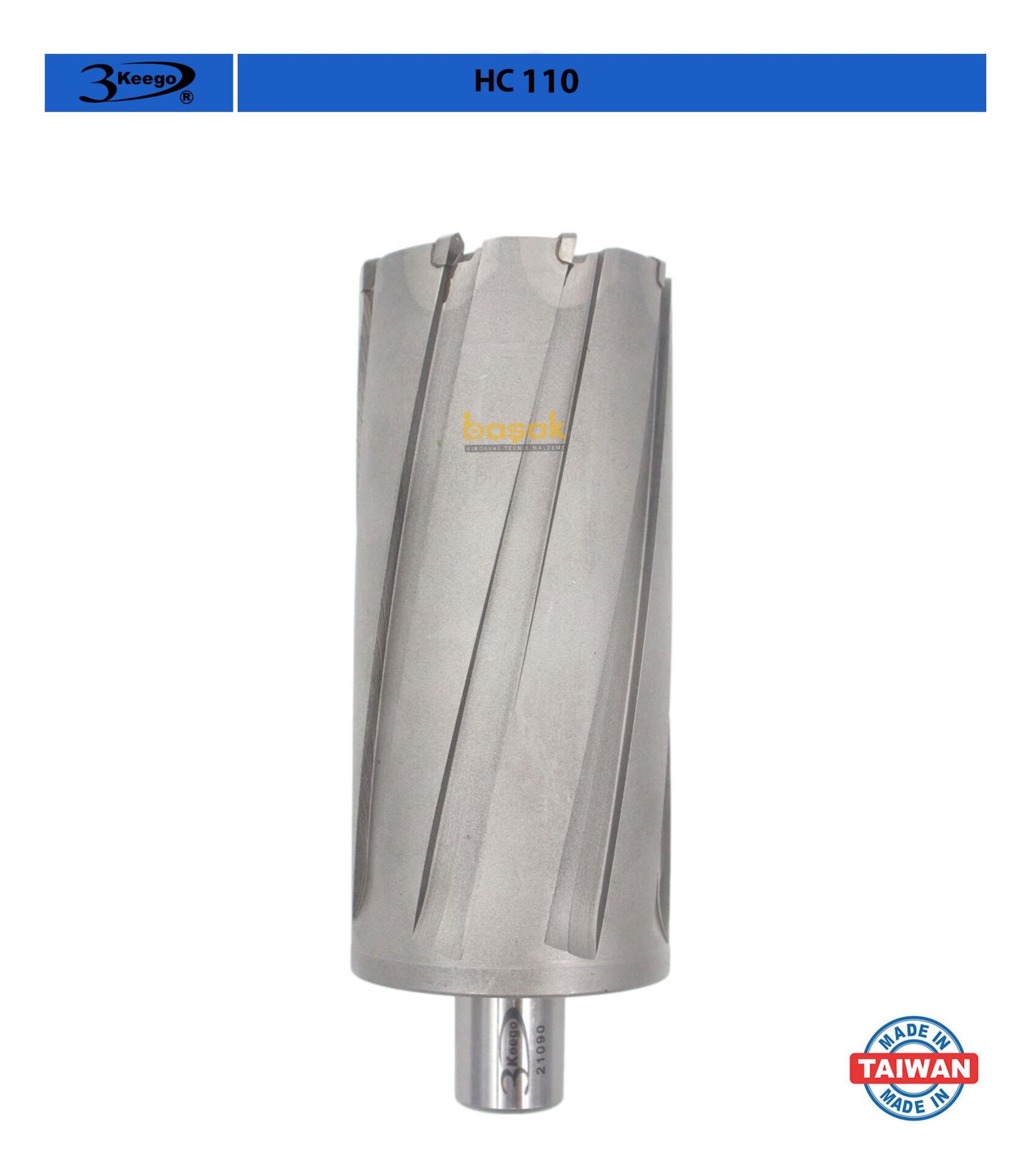 3Keego 55 x 110 mm TCT Uzun Elmas Manyetik Matkap Ucu HC110