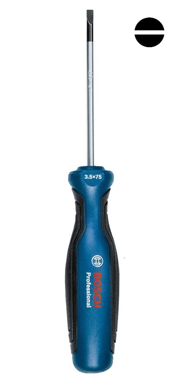 Bosch Profesyonel Düz Tornavida SL 3,5x75 mm 1600A01TF8