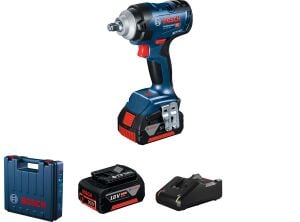 Bosch GDS 18V-400  2x5 Ah Akülü Darbeli Somun Sıkma 06019K0020
