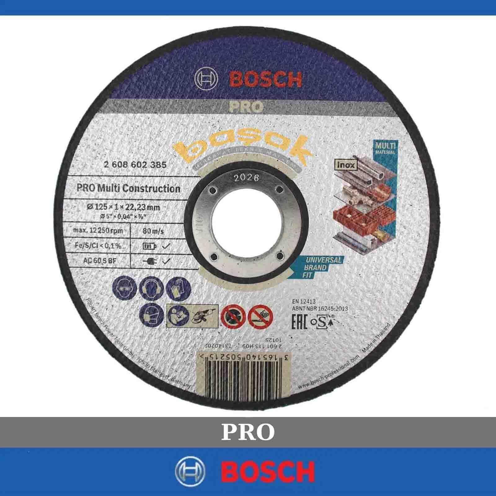 Bosch 125x1 mm Rapido Çoklu Malzeme Kesme Taşı 2608602385