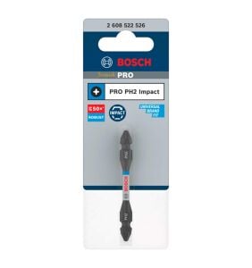 Bosch Pro Impact İki Başlı PH2 65 mm Yıldız Bits Uç 2608522526