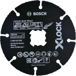 Bosch X-LOCK Carbide Multi Wheel 115 mm 10'lu 2608619368