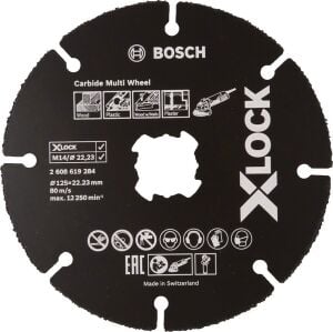 Bosch X-LOCK Carbide Multi Wheel 125 mm 10'lu 2608619369