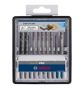 Bosch Pro 10'lu Ahşap ve Metal Kesim Dekupaj Ucu Seti 2607011944