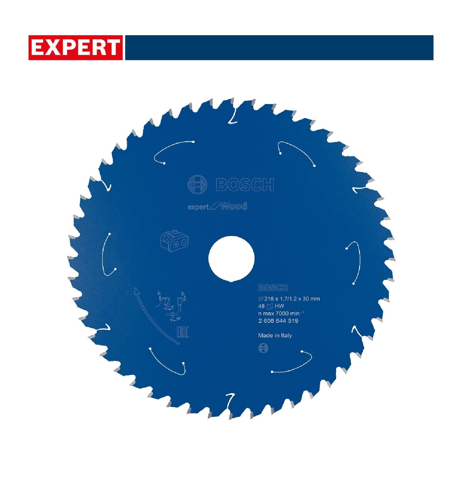 Bosch Expert 216x30 mm 48 Diş Ahşap Daire Testere 2608644519
