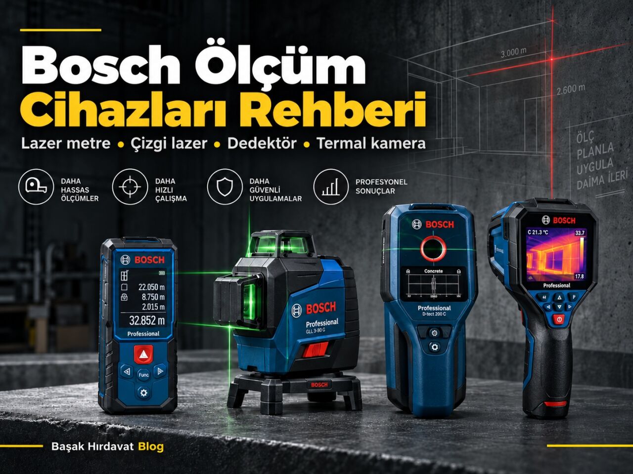 Hangi Bosch Ölçüm Cihazı Ne İşe Yarar? Doğru Seçim Rehberi