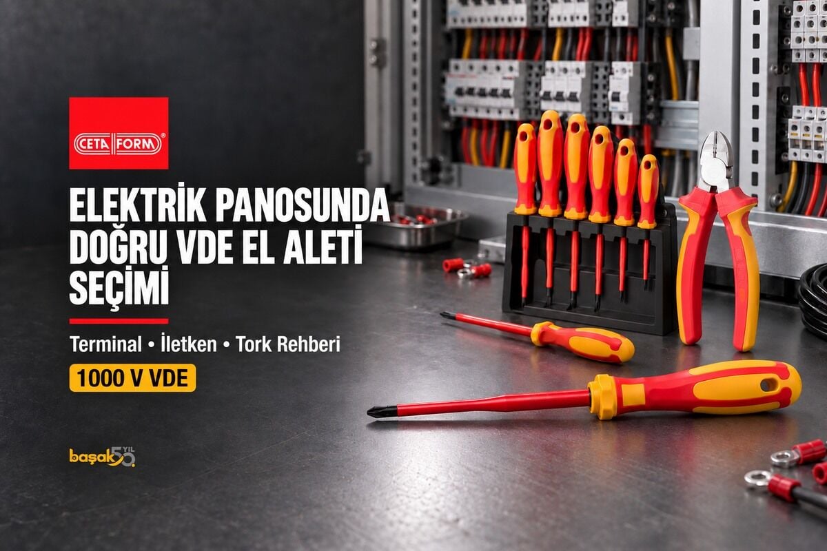 Elektrik Panosunda Doğru VDE El Aleti Seçimi: Terminal Profili, İletken ve Tork Rehberi