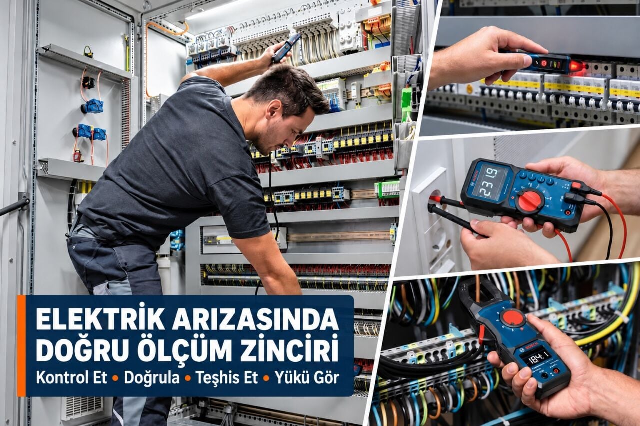 Elektrik Arızasında Tek Cihaz Yeterli mi? Doğru Test ve Ölçüm Zinciri