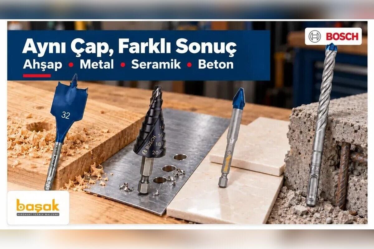 Aynı Çap, Farklı Delik: Hangi İş İçin Hangi Matkap Ucu?