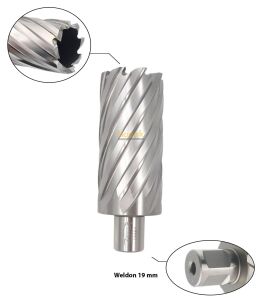 3Keego 41 x 75 mm HSS Uzun Manyetik Matkap Ucu SHC75