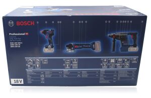 Bosch 18 Volt Üçlü Akülü El Aletleri Seti