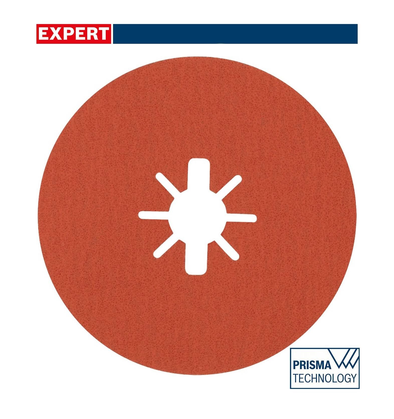 Bosch R782 Expert 125 mm 80 kum Inox Disk Zımpara 25'li 2608621826