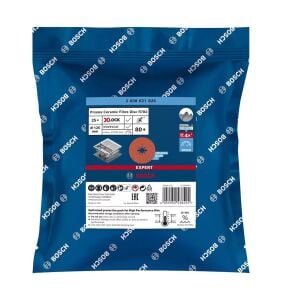 Bosch R782 Expert 125 mm 80 kum Inox Disk Zımpara 25'li 2608621826