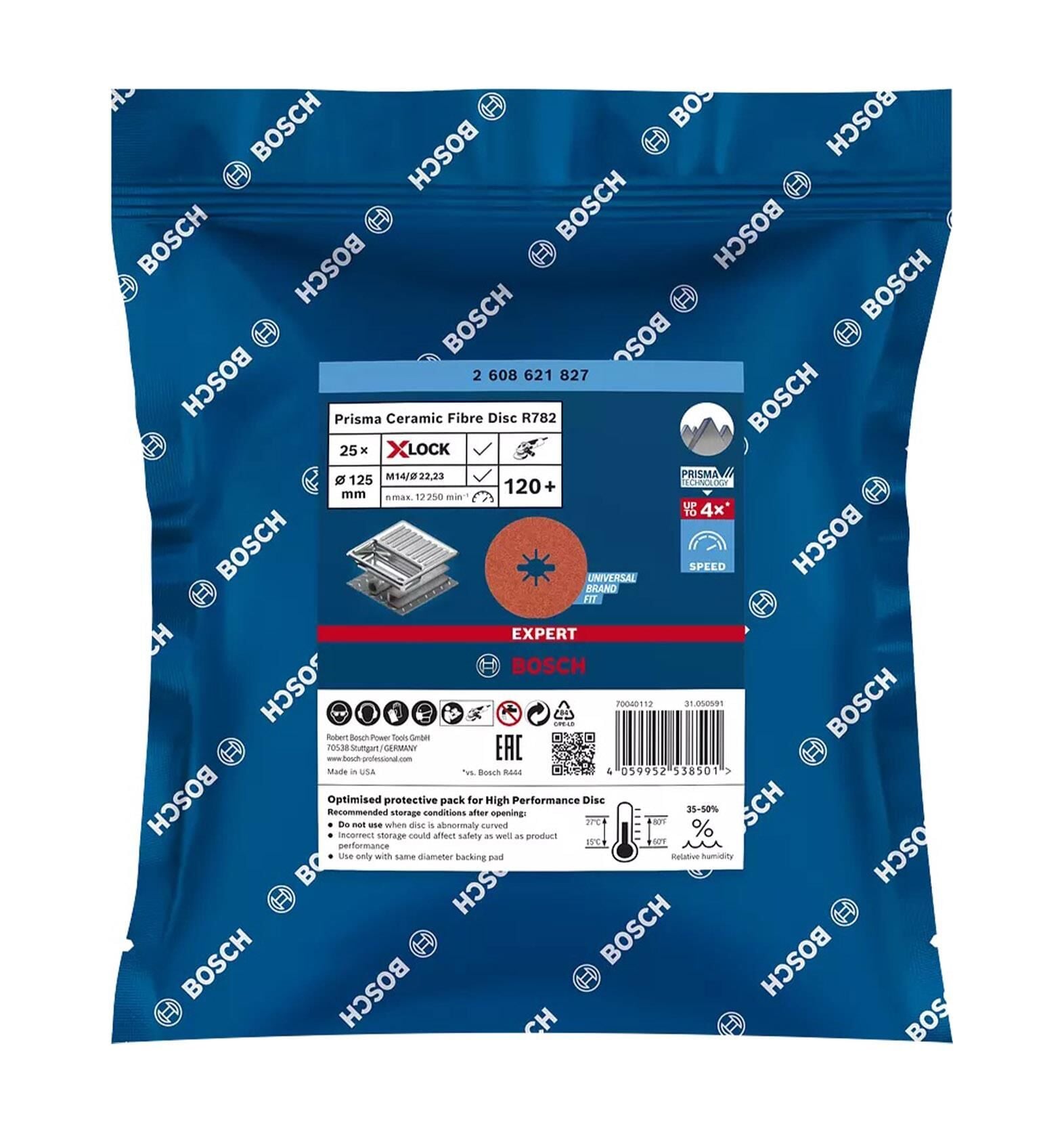 (専用)B51R10様 Bosch R782 Expert 180 mm 36 kum Inox Disk Zımpara 25'li 2608621828