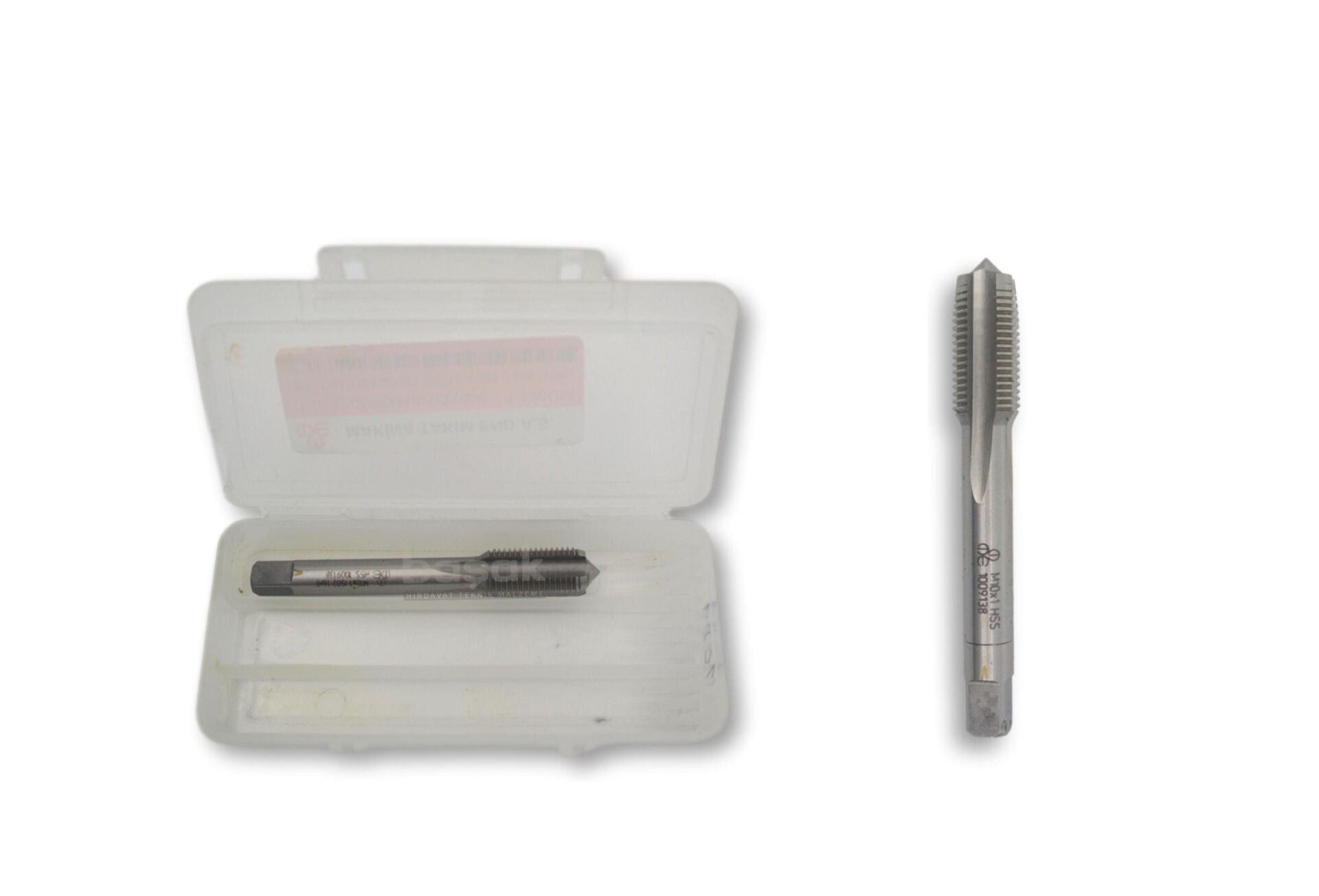 MTE M10x1 İnce Diş El Kılavuzu 2’li Takım HSS DIN 2181