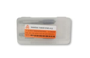 MTE M10x1 İnce Diş El Kılavuzu 2’li Takım HSS DIN 2181