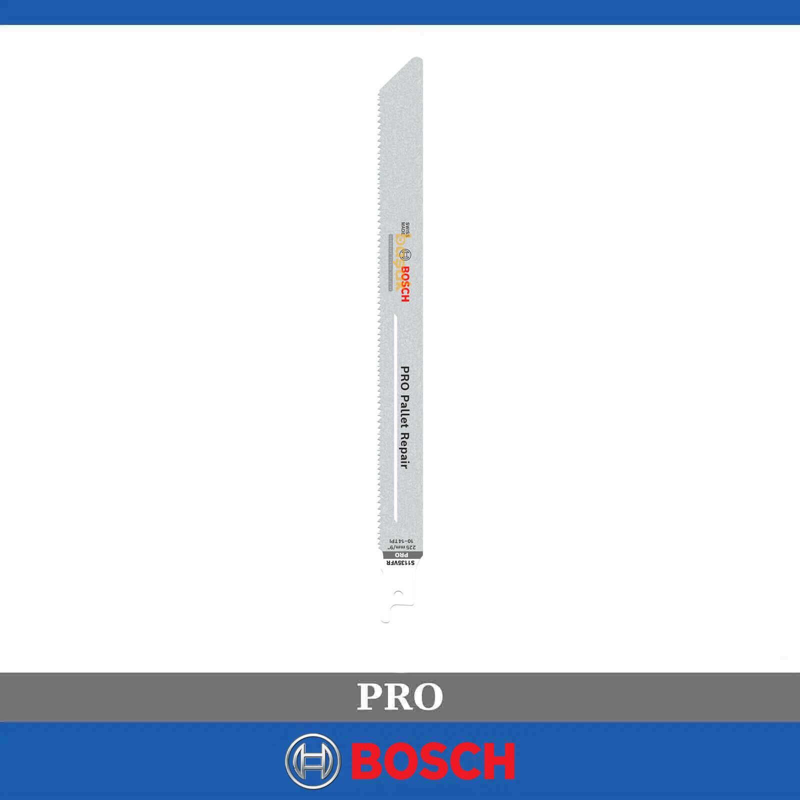 Bosch Pro S 1135 VFR 5'li 225 mm Ahşap Palet Kesimi Panter Testere 2608659008