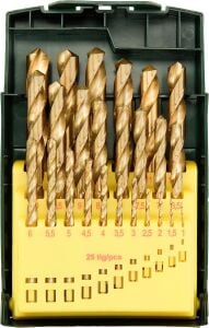 Bosch HSS-TiN 25 Parça 1-13mm Metal Matkap Ucu Takımı 2607017154