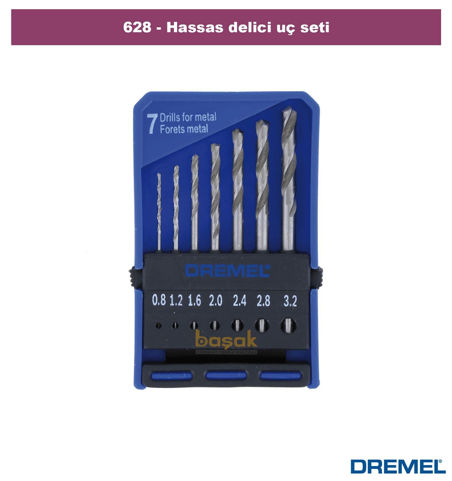 DREMEL 628 7'li Hassas Delici Uç Seti 2615062832