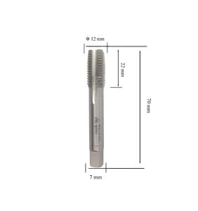 MTE M12x1,5 İnce Diş El Kılavuzu 2’li Takım HSS DIN 2181