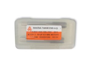 MTE M12x1,5 İnce Diş El Kılavuzu 2’li Takım HSS DIN 2181