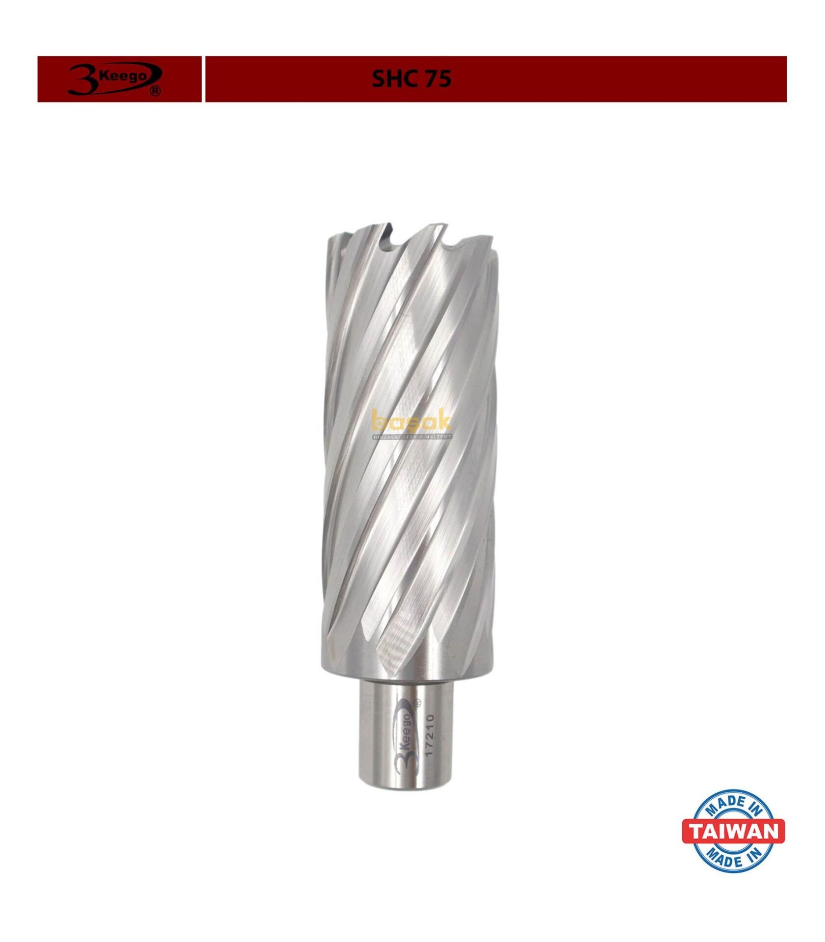 3Keego 35 x 75 mm HSS Uzun Manyetik Matkap Ucu SHC75