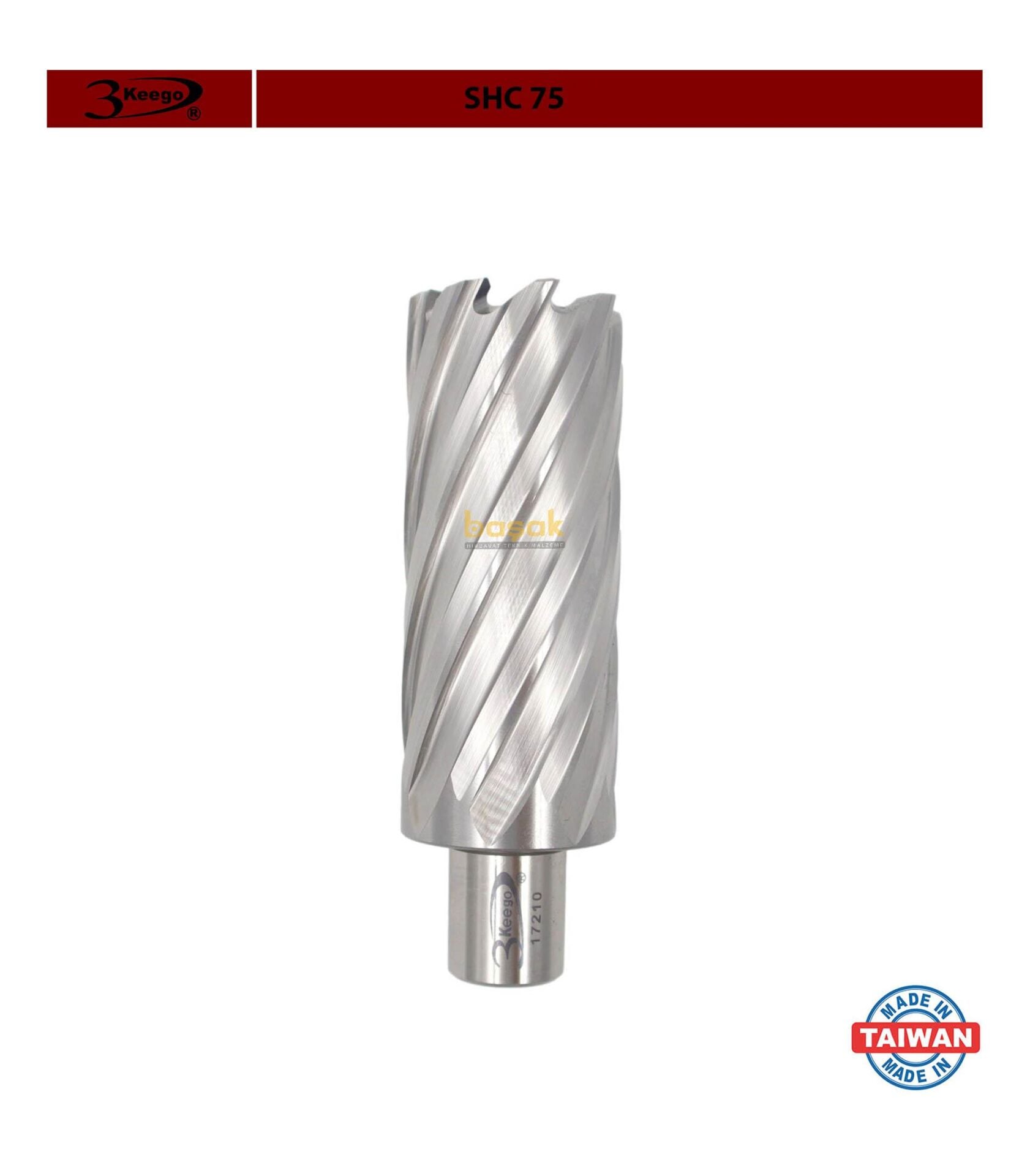 3Keego 35 x 75 mm HSS Uzun Manyetik Matkap Ucu SHC75