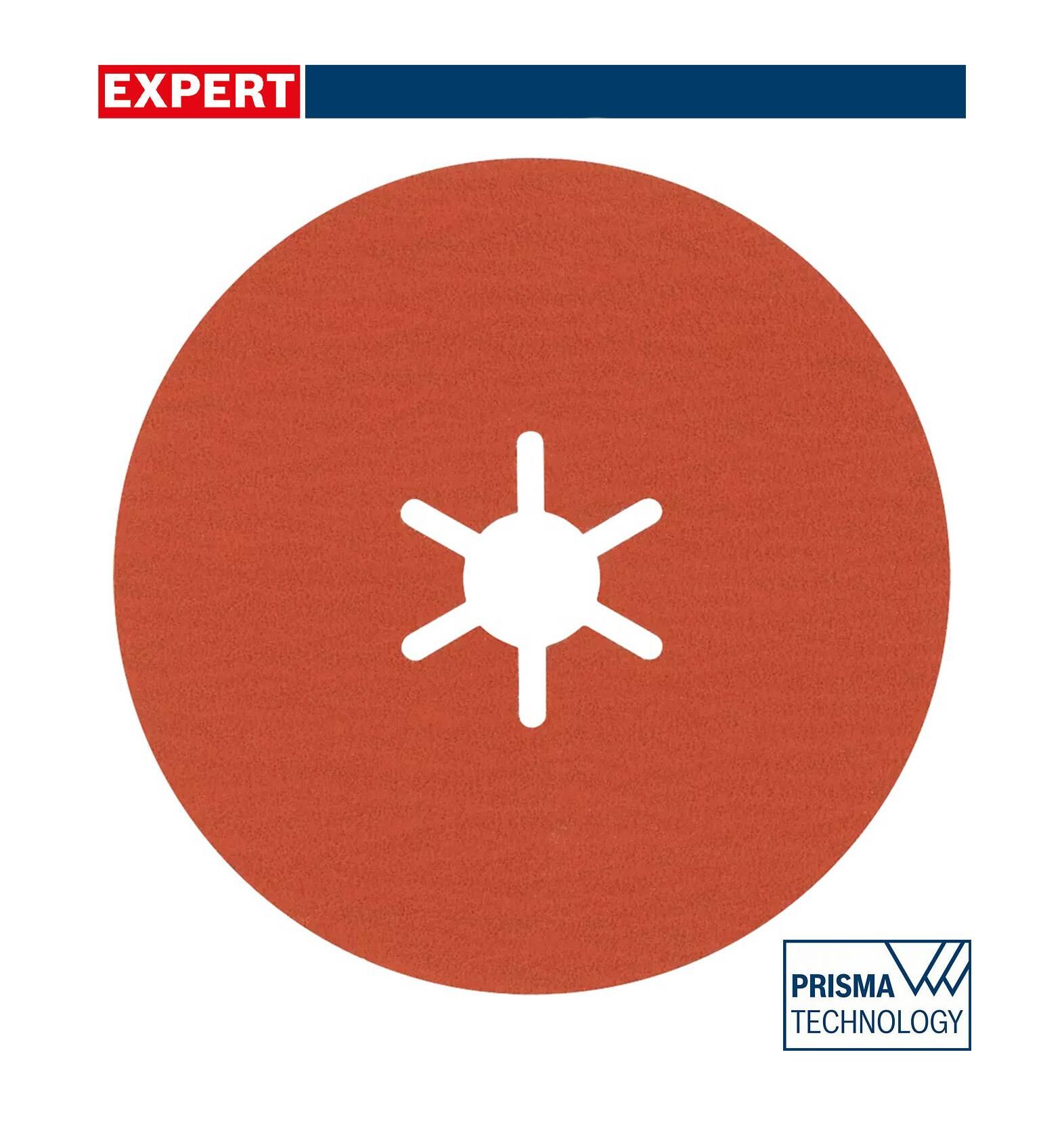 Bosch R782 Expert 100 mm 120 kum Inox Disk Zımpara 25'li 2608621819