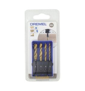 DREMEL 636 4'lü Matkap Ucu Seti Ahşabı Delmek için 26150636JA