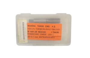 MTE M14x1,25 İnce Diş El Kılavuzu 2’li Takım HSS DIN 2181