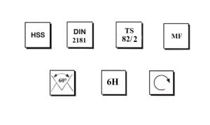 MTE M14x1,25 İnce Diş El Kılavuzu 2’li Takım HSS DIN 2181