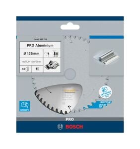 Bosch Pro 136x16 mm 50 Diş Akülü Alüminyum Daire Testeresi 2608837753