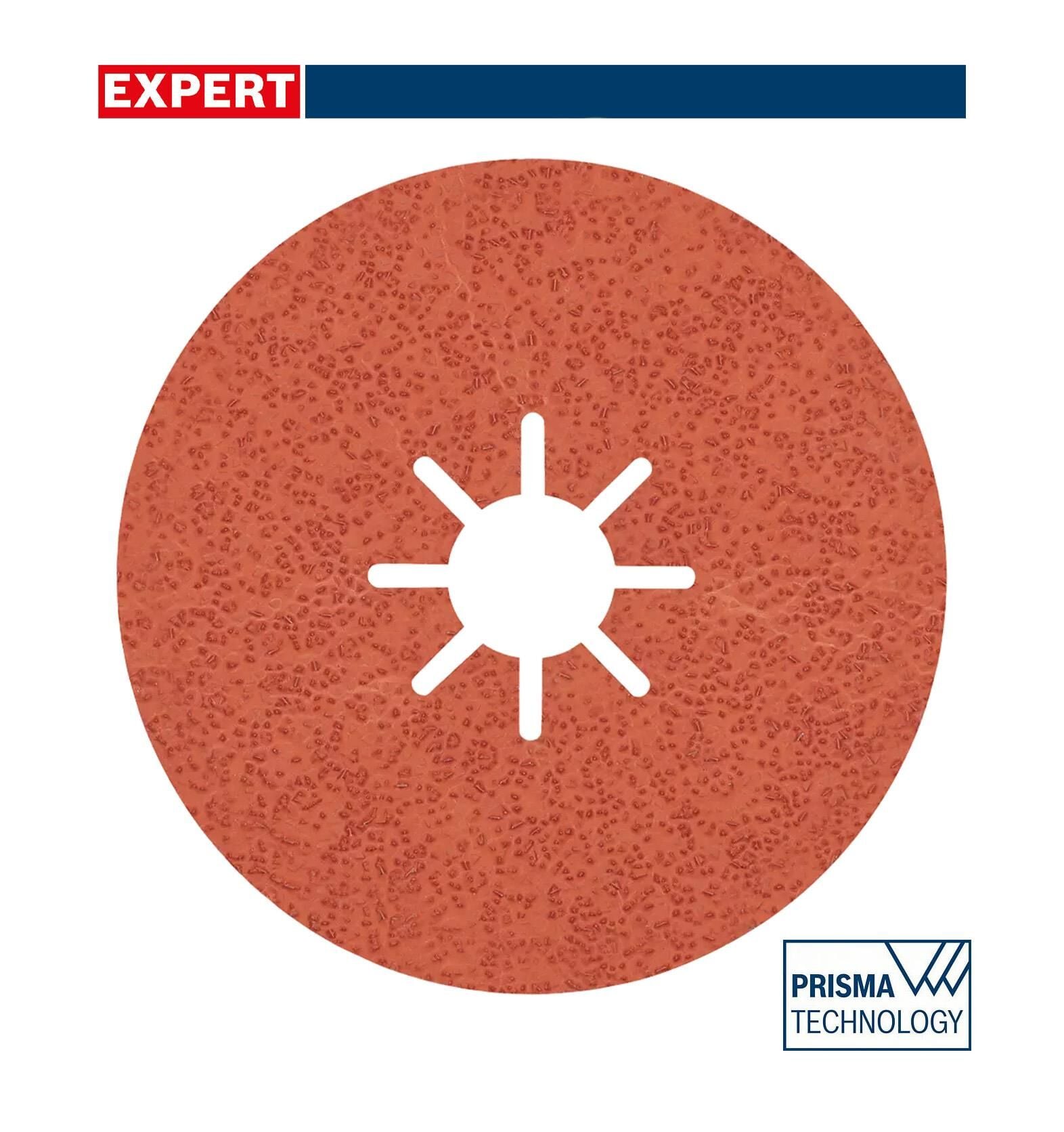 Bosch R782 Expert 180 mm 36 kum Inox Disk Zımpara 25'li 2608621828