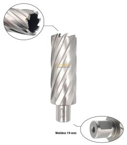 3Keego 33 x 75 mm HSS Uzun Manyetik Matkap Ucu SHC75