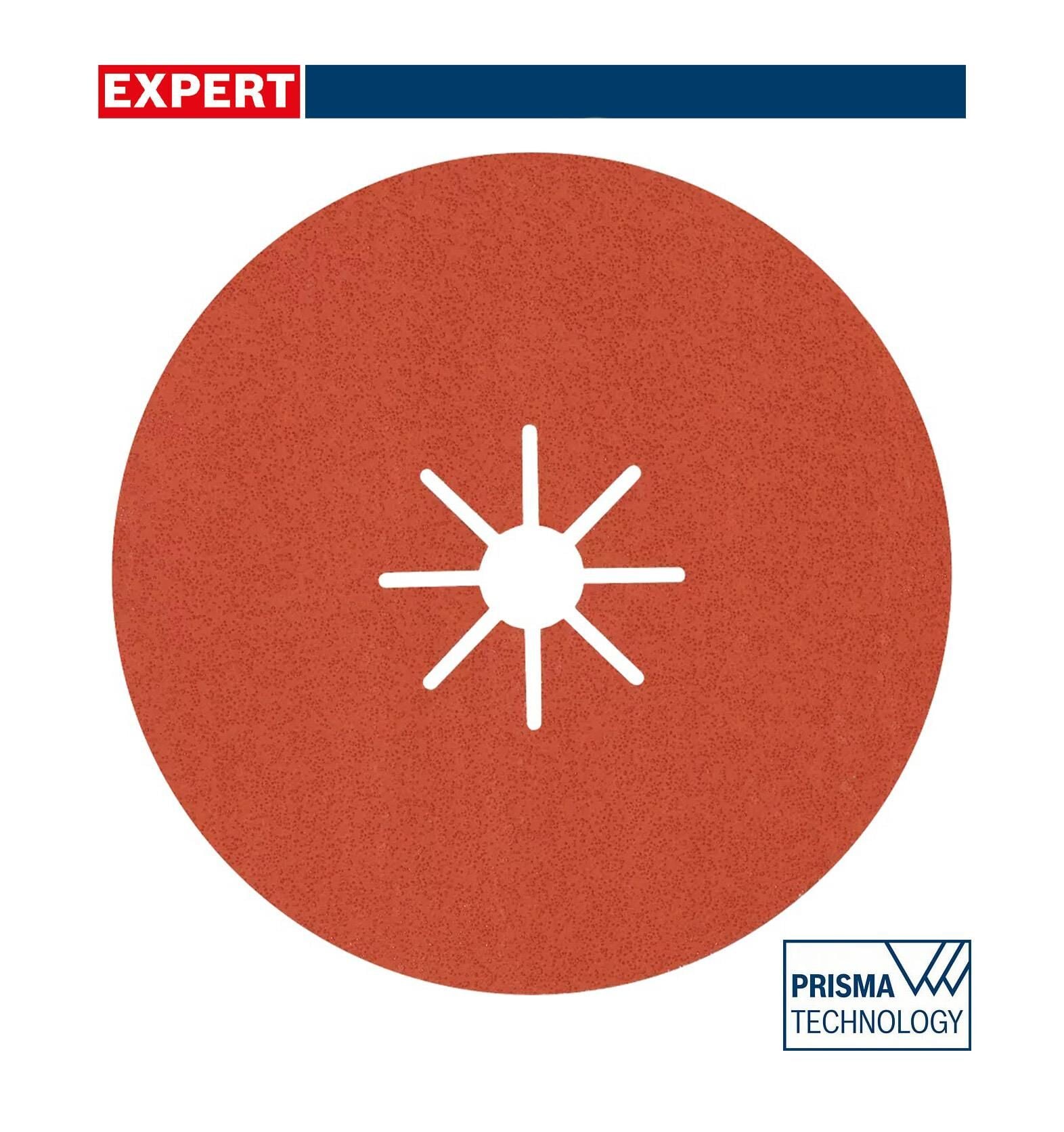 Bosch R782 Expert 180 mm 60 kum Inox Disk Zımpara 25'li 2608621829
